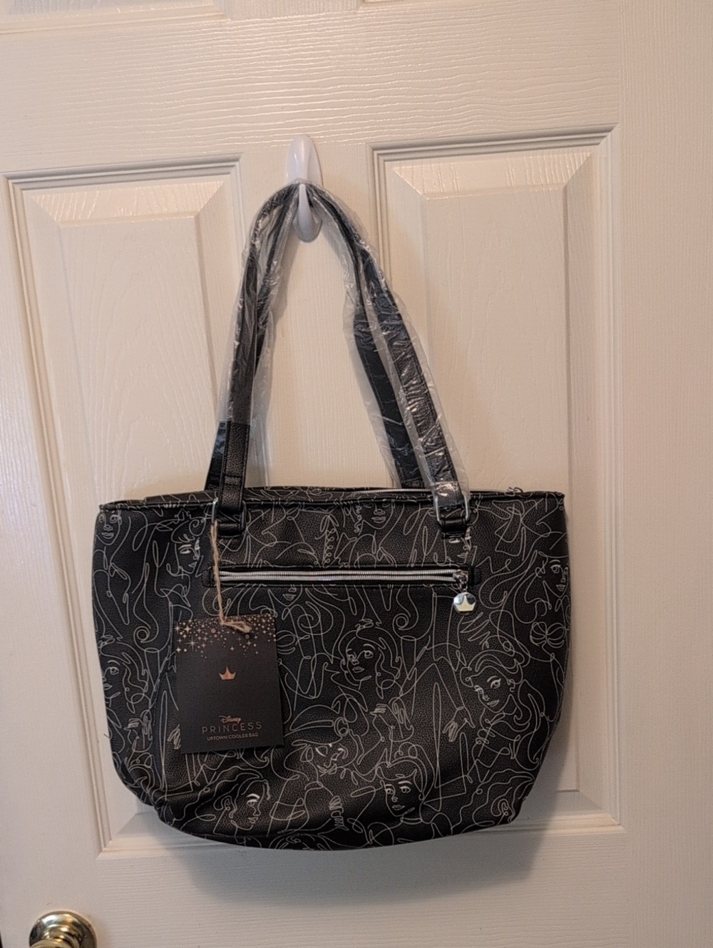 Disney Princess Black Cooler Tote Bag